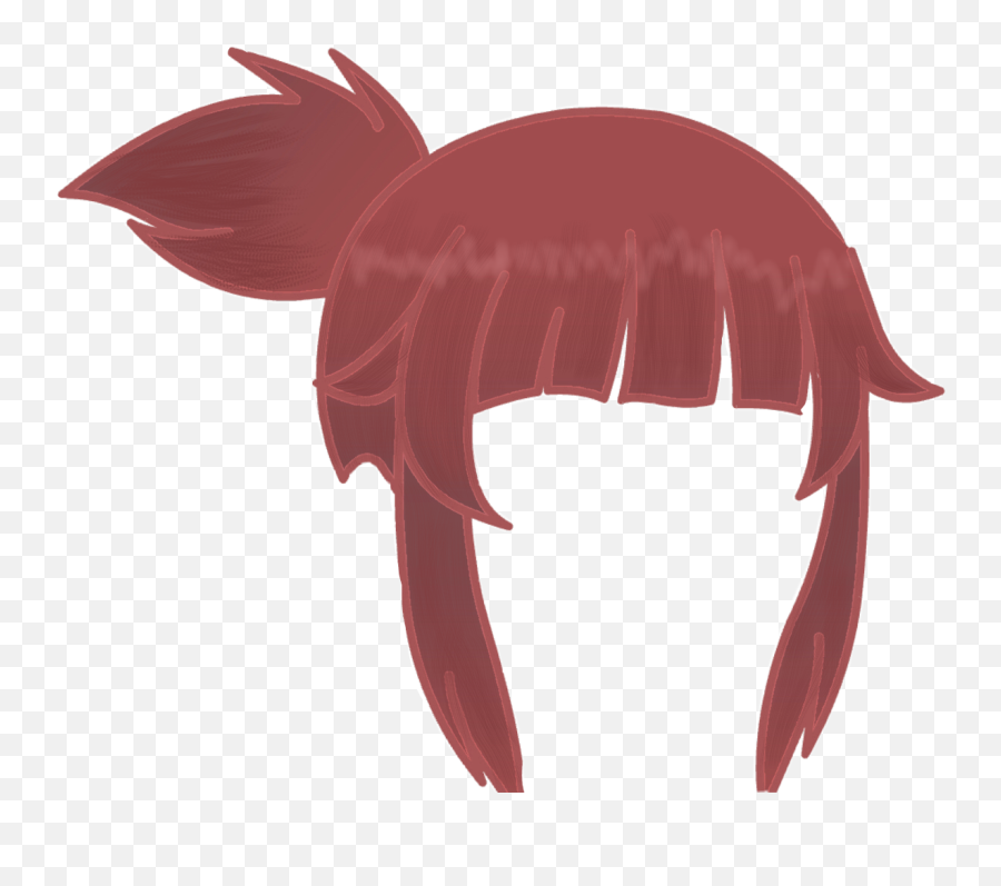 Gachalifehair Gachalife Gacha Sticker - Gacha Life Hair Red Girl Emoji,Emojis Makeing A Sentence