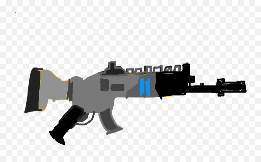 Fortnite Drawings Easy Guns - Weapons Emoji,Assault Rifle Emoji