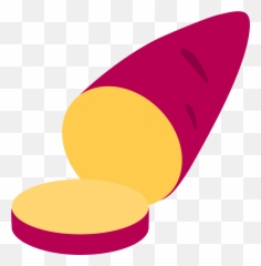 Roasted Sweet Potato Emoji Clipart - Sweet Potato Emoji,All Sweets Emojis