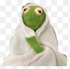 Kermit Cute Sticker By U2022 - Kermit Cold Emoji,Emoji Bath Robe