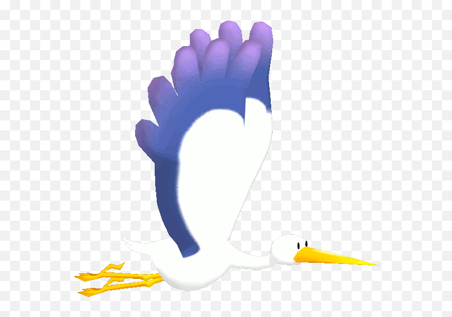 Stork - Super Mario Wiki The Mario Encyclopedia Cigueña Mario Pa Sticker Emoji,Eating Donuts Emoticon Animated Gif