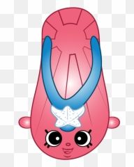 Floppy Sandal - Fictional Character Emoji,Shopkins Emoji