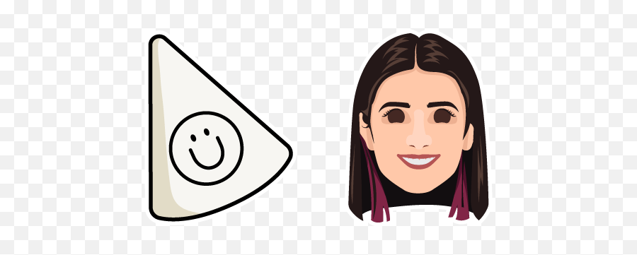 Custom Cursor - Charli D Amelio Face Drawing Emoji,Dancing Cursor -emoticon -peanut