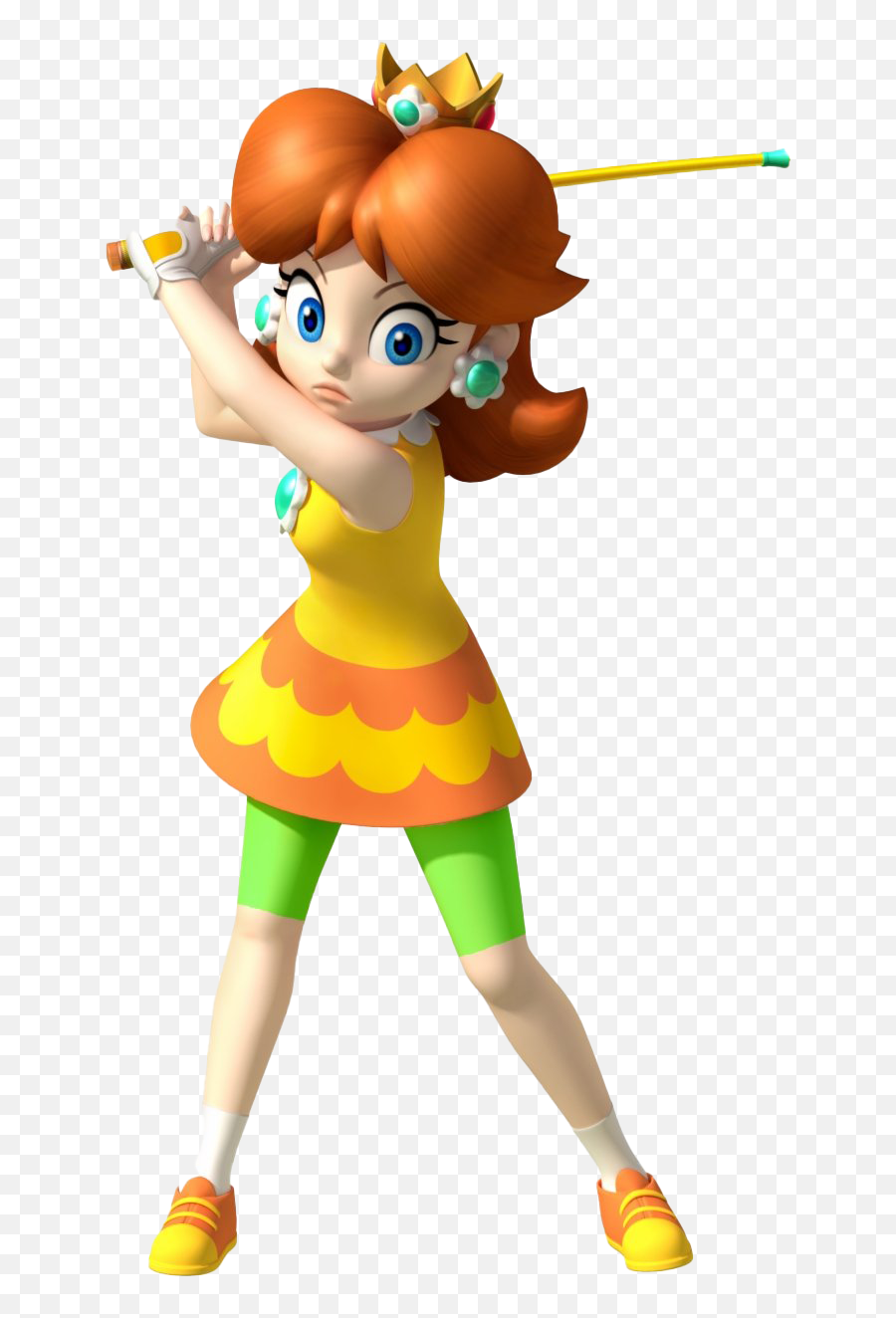 Princess Daisy Png Clipart - Princess Daisy Golf Outfit Emoji,Wario Emojis