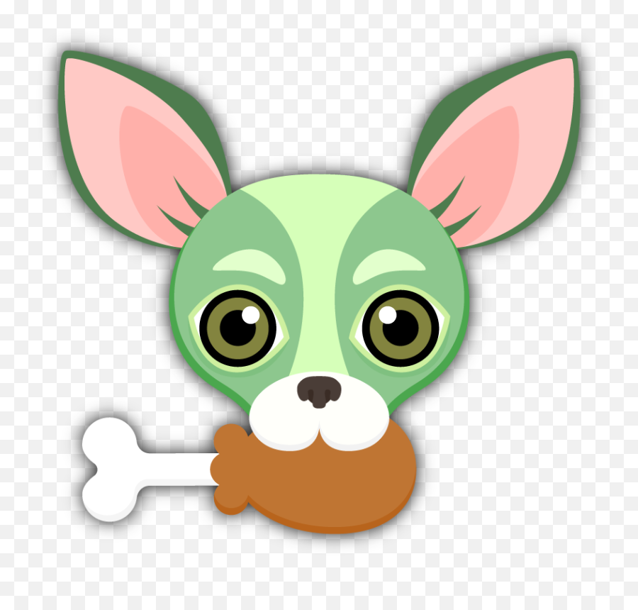 Green Saint Patricks Day Chihuahua - Chihuahua Emoji,Drumstick Emoji