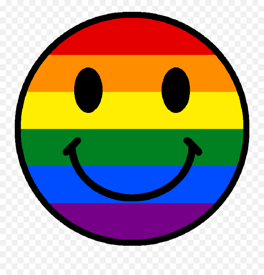 Pin - Smile Rainbow Emoji,Green Emoticon Gay