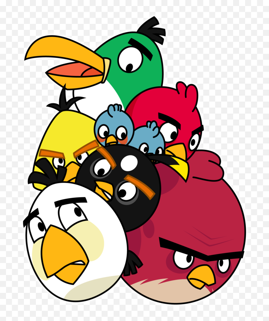 Angry Birds Transparent - Transparent Angry Birds Gif Emoji,Angry Birds Faces Of Emotions