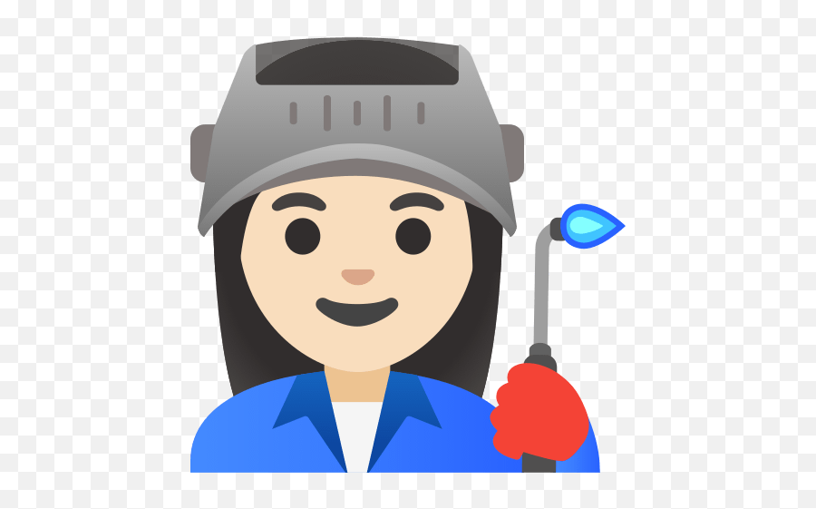 Mulher Soldadora Industrial Com Tom - Cartoon Women Factory Worker Emoji,Emojis De Comemora??o