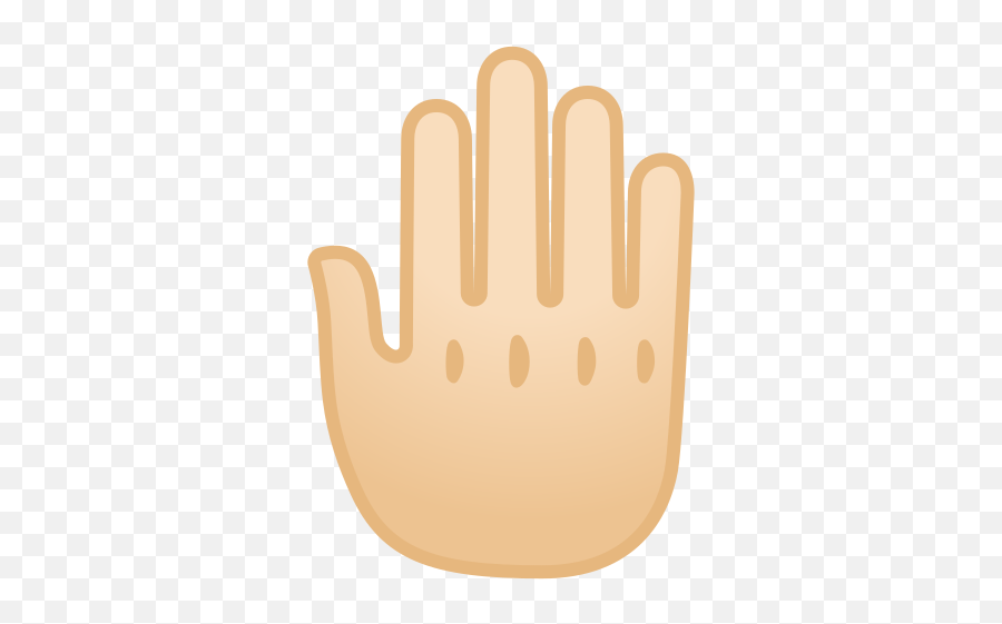 Costas Da Mão Em Tom De Pele Claro - Sign Language Emoji,Emoticons De Bandeiras De Paises