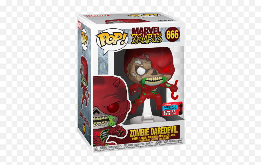 Marvel - Funko Pop Marvel Zombies Daredevil Emoji,Marvel Studios' 10th Anniversary Emoji Pin Set #3