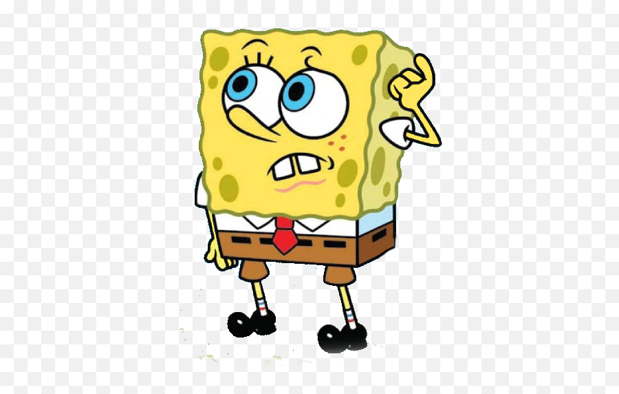 Spongebob Png Spongebob Transparent - Spongebob Confused Png Emoji,Emojis Transparent Spongebob