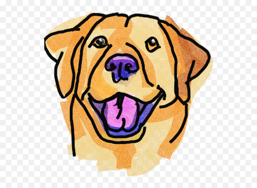 Smiley Labrador Happy Face Greeting Card For Sale By I Am - Lab Face Painting Emoji,Labrador Retriever Happy Birthday Emoticon