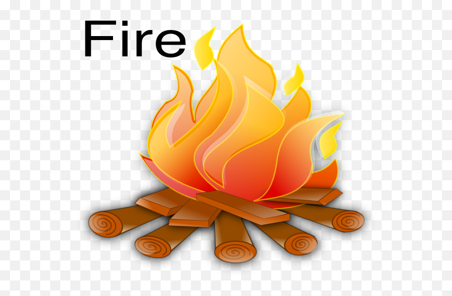 Fire Flame Clipart Border Free Images Camping Clipart - Campfire Clipart Transparent Background Emoji,Flame Emojis