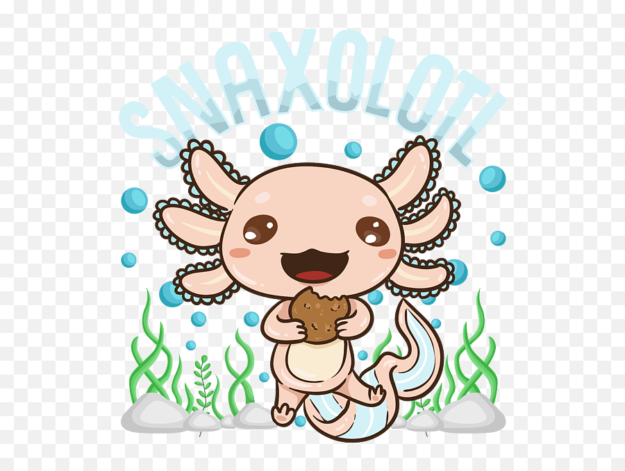Snaxolotl Funny Axolotl Sushi Snacks Kawaii Animal Coffee Mug Emoji,Axolotl Emoticons