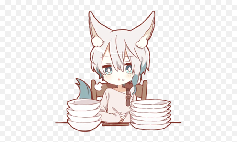 Telegram Sticker 33 From Collection Emoji,Mafumafu Emoticon