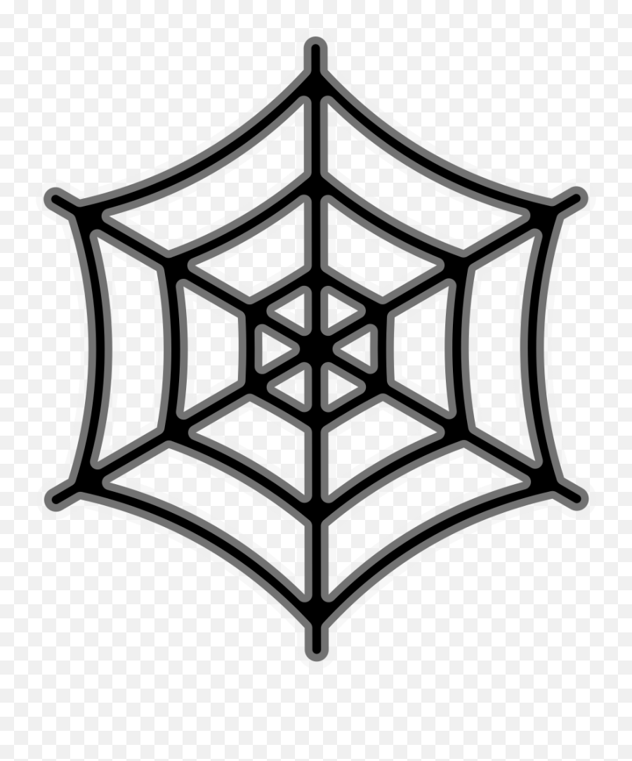 Spider Web Icon - Spider Web Emoji Clipart Full Size,Emoji Copy And Paste Drawings
