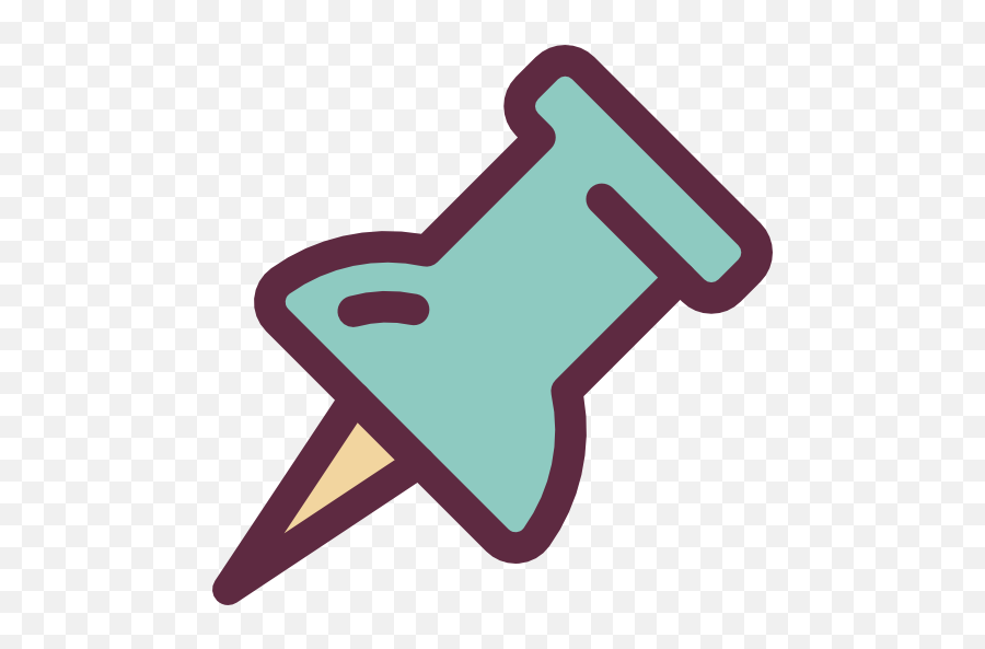 Attachment Pin Push Pin Tools And Utensils School Emoji,Push Pin Emoji