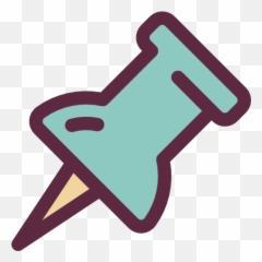 Attachment Pin Push Pin Tools And Utensils School Emoji,Push Pin Emoji