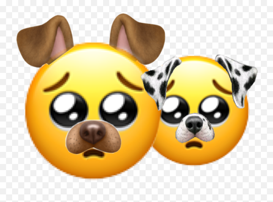 Pleadingeyes Dog Dogs Sticker By H E N N A - Happy Emoji,Snapchat Friends Emoji
