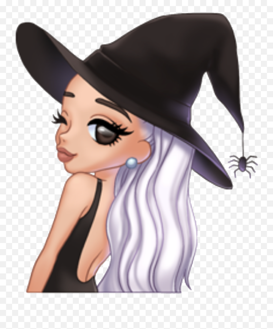 Arimoji Halloween Witch Sticker By Ariana Locks - Ariana Grande Emoji Halloween,Witches Hat Emoji