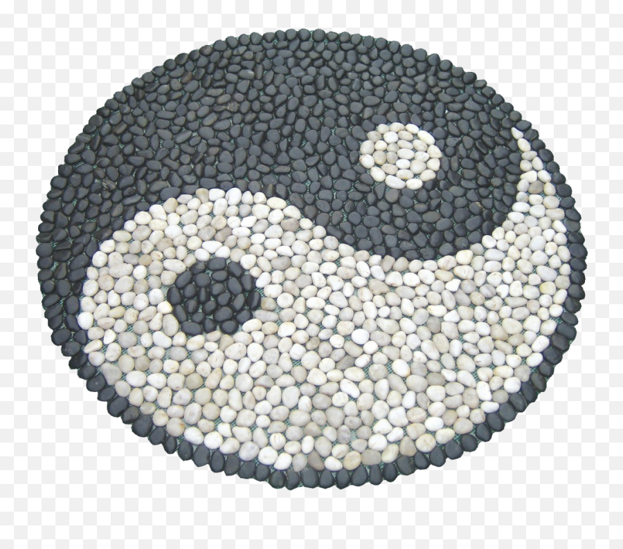 Decor Yin U0026 Yang - Collection Galet By Bati Orient Tilelook Yin And Yang Emoji,Yin & Yang Emoji