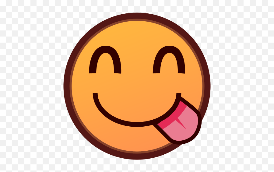 Face Savouring Delicious Food Id 12224 Emojicouk - Delicious Food Emoji Png,Sarcasm Emoji