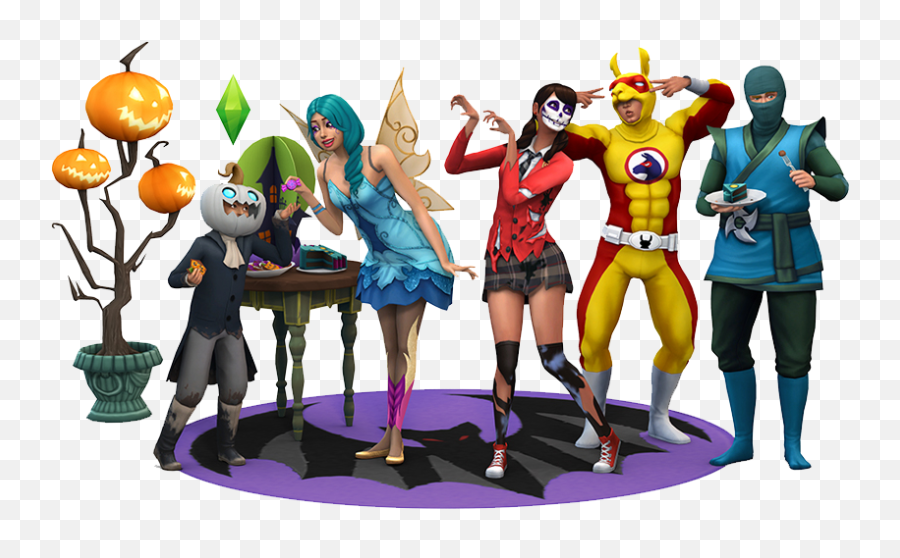 The Sims 4 Console Both Seasons U0026 Spooky Stuff Have Been - Spooky Costumes Sims 4 Emoji,Cat Emotions Sims 4