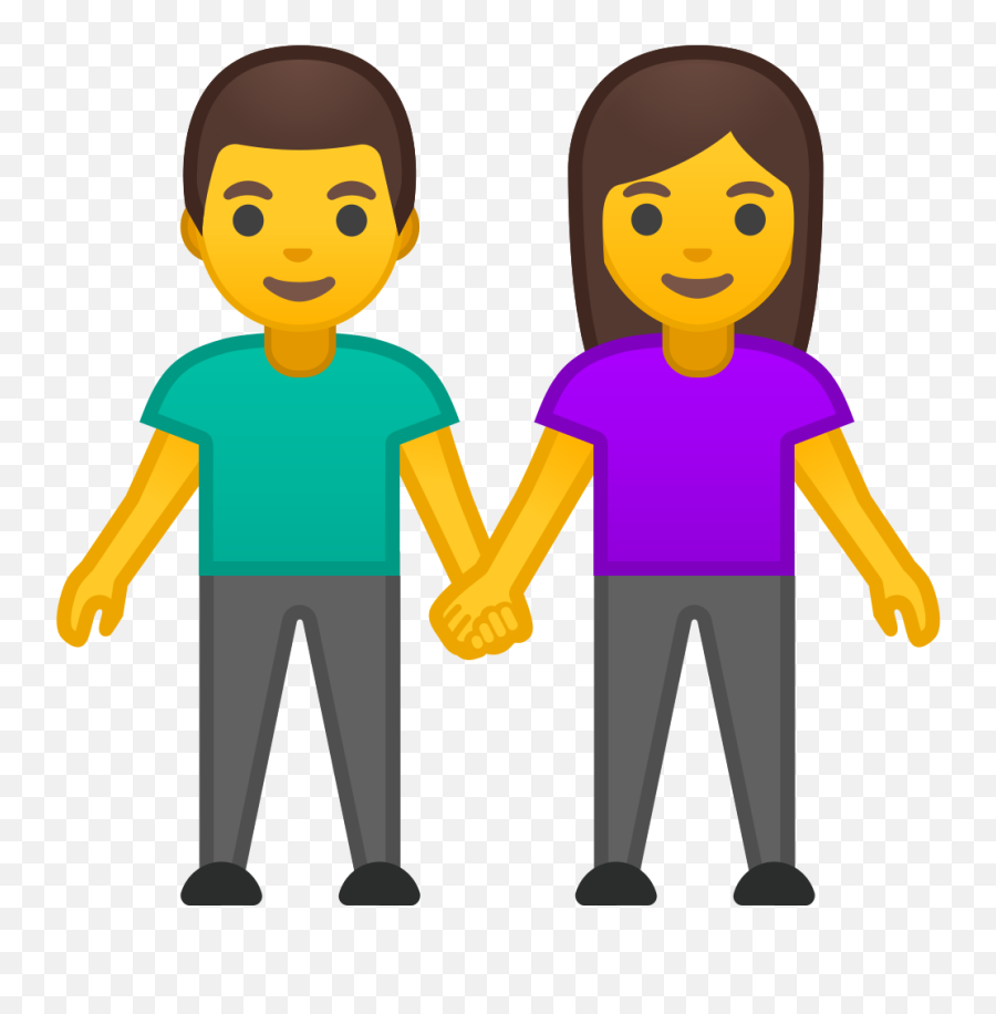 Man And Woman Holding Hands Icon - Girl And Boy Emoji,Female Emoji
