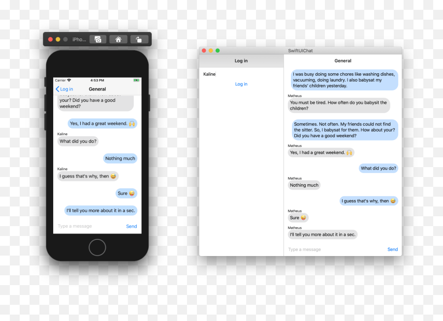 How To Build A Chat App With Swiftui - Smart Device Emoji,Chat & Count Emoji Phone