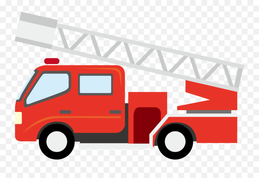Firetruck Fire Truck Clipart Free - Cartoon Fire Truck Png Emoji,Firetruck Emoji