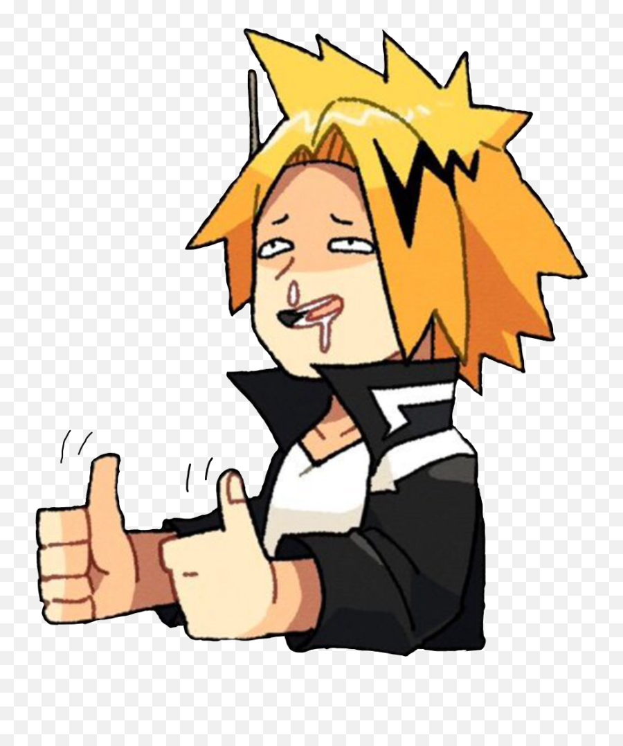 The Most Edited - Denki Kaminari Art Emoji,Braindead Emojis