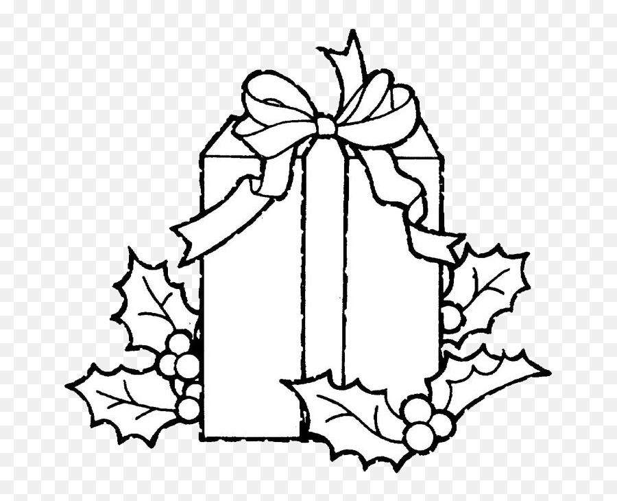 Christmas Coloring Pages - Christmas Gift Box Coloring Pages Emoji,Christmas Coloring Pages Working With Emotions
