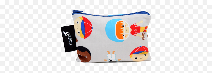 Colibri Small Reusable Snack Bags - Throw Pillow Emoji,Whale Emoji Pillow
