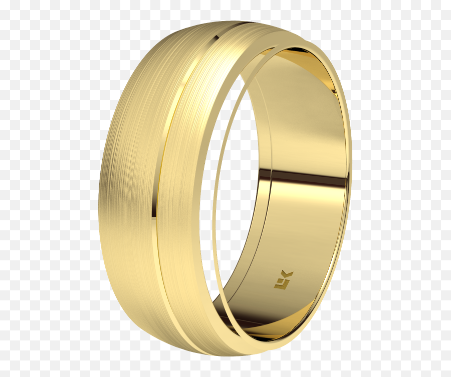 Alianza De Oro Amarillo De 9k 6mm - Wedding Ring Emoji,Emojis Boda Novios Anillo