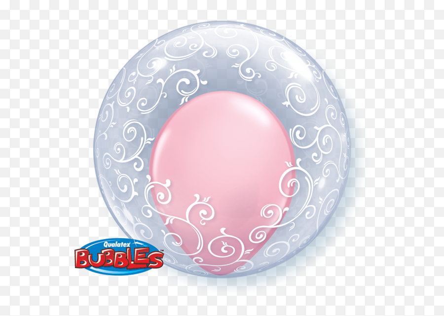 24 Fancy Filigree Qualatex Deco Bubble Balloon U2014 Edu0027s Party - Bubble Balloons Emoji,Sf Giants Emoji