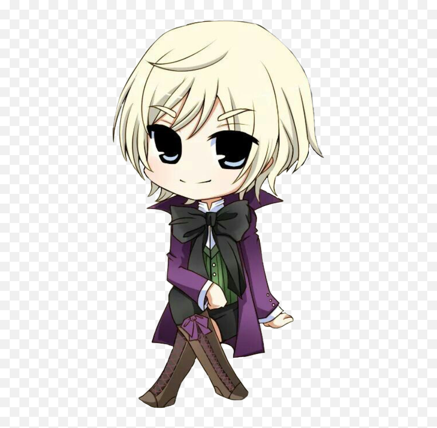 Anime Aloistrancy Alois Trancy Sticker - Ciel And Alois Chibi Emoji,Japanese Chibi Emojis