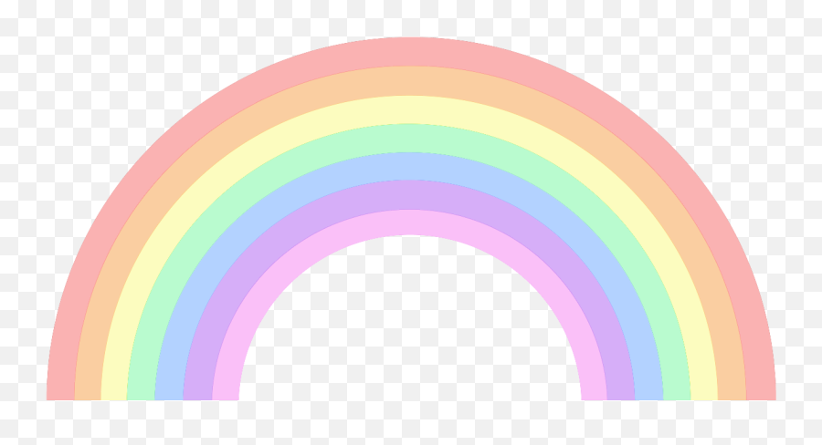 Pastel Rainbow Clip Art - Color Rainbow Cliparts Png Pastel Rainbow Transparent Emoji,Rainbow Emoji Transparent