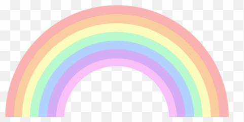 Pastel Rainbow Clip Art - Color Rainbow Cliparts Png Pastel Rainbow Transparent Emoji,Rainbow Emoji Transparent