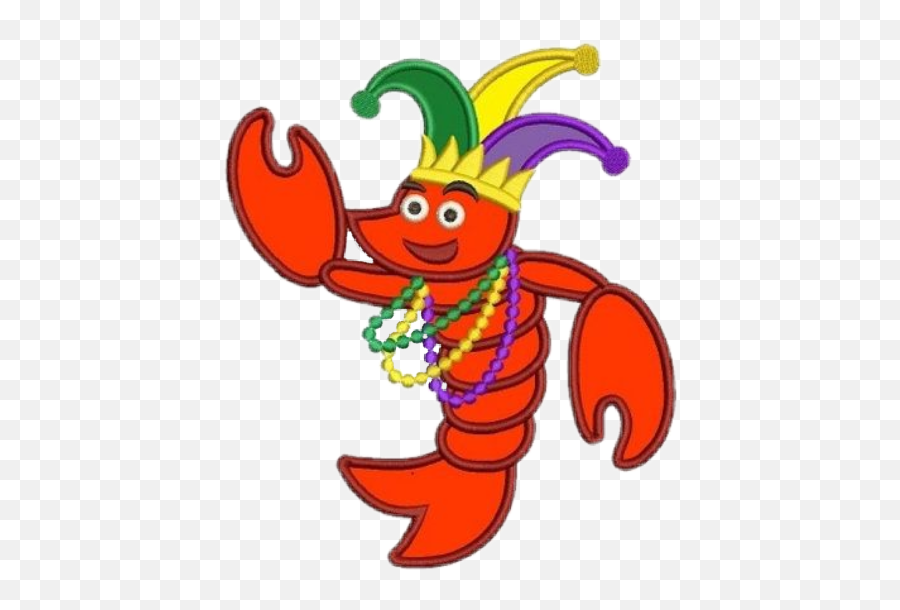 Mardigras Crawfish Crayfish Sticker - Lobster With Crown Emoji,Crawfish Emojis