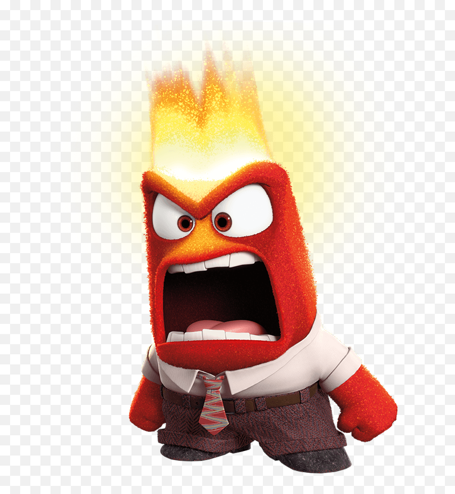 Anger Inside Out Transparent Png Clip - Anger Inside Out Transparent Emoji,Pixar Movie About Emotions