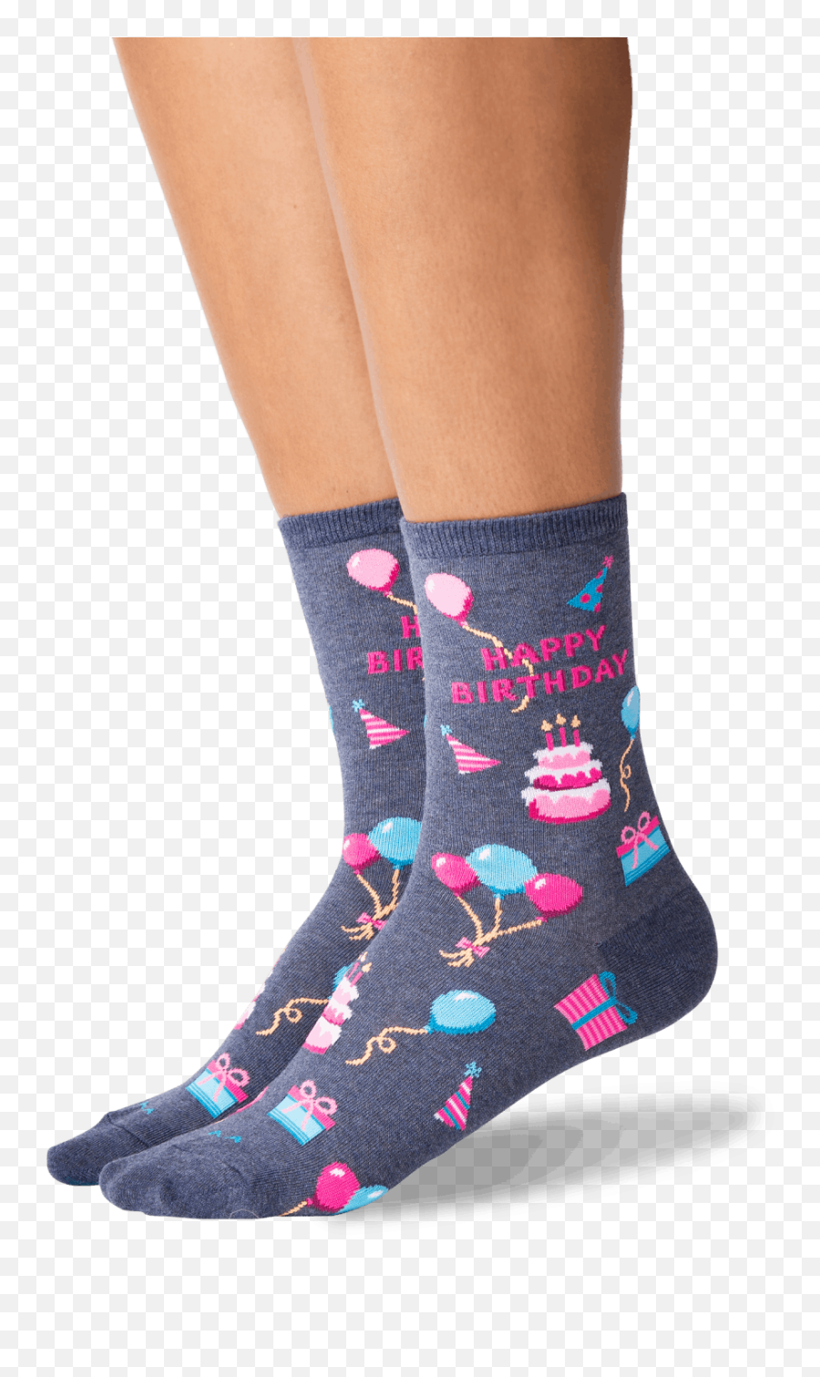 Womens Happy Birthday Crew Socks U2013 Hotsox Emoji,Sexy Happy Bitthdsy Emoji