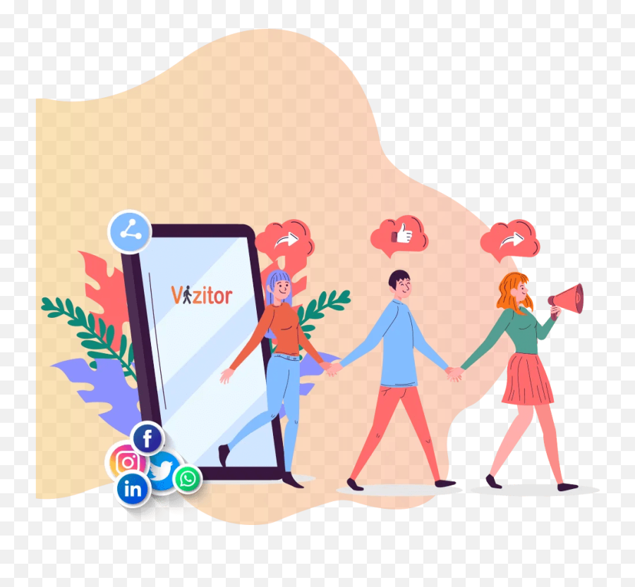 Refer Share Earn Visitor Management System - Referir A Un Amigo Emoji,Emojis Holding Banner