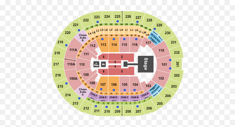 Amway Center Seating Chart And Maps - Orlando Emoji,Steven Furdick Emoticon