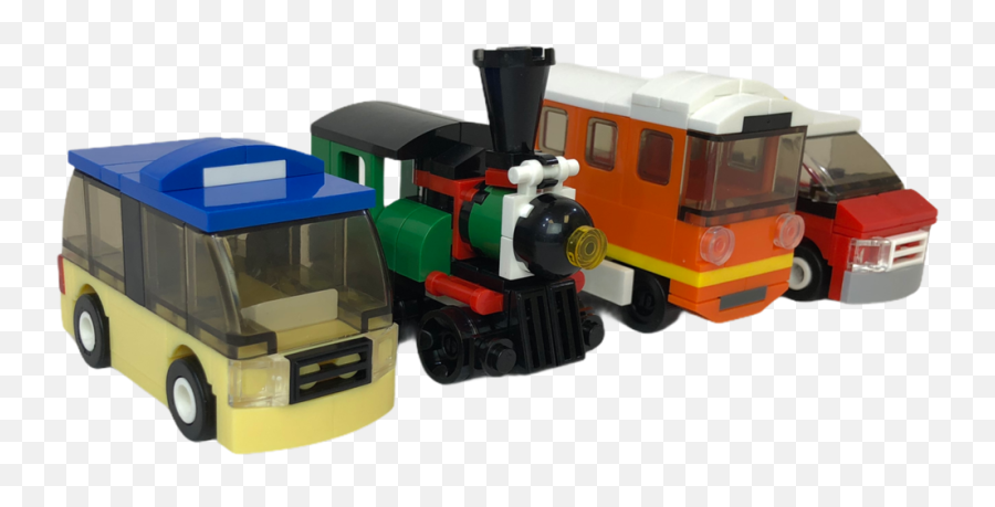 Vehicles - Taxi Train Bus And Trolley U2013 Brick Loot Emoji,Emoji Movie Tuxedo