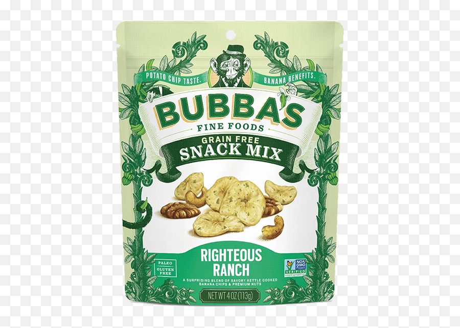 Bubbau0027s Grain Free Righteous Ranch Snack Mix 4oz Emoji,Sweet Potato Emoji