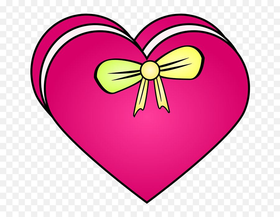 Heart Gift Cutout - Free Vector Graphic On Pixabay Emoji,Presend Emoji