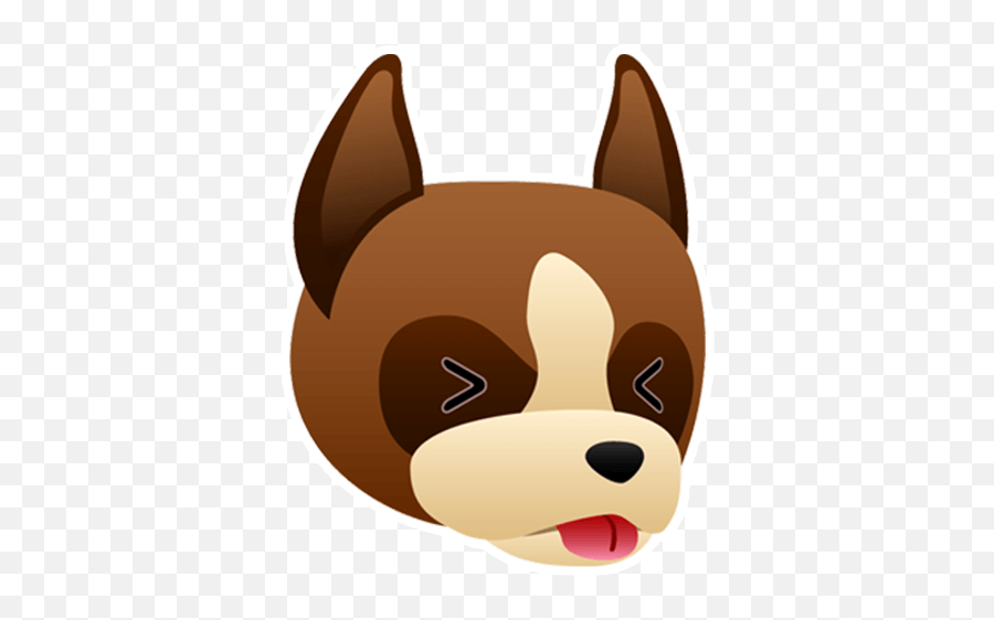 Dog Pack 1 By Marcossoft - Sticker Maker For Whatsapp Emoji,Puppy Face Emoji