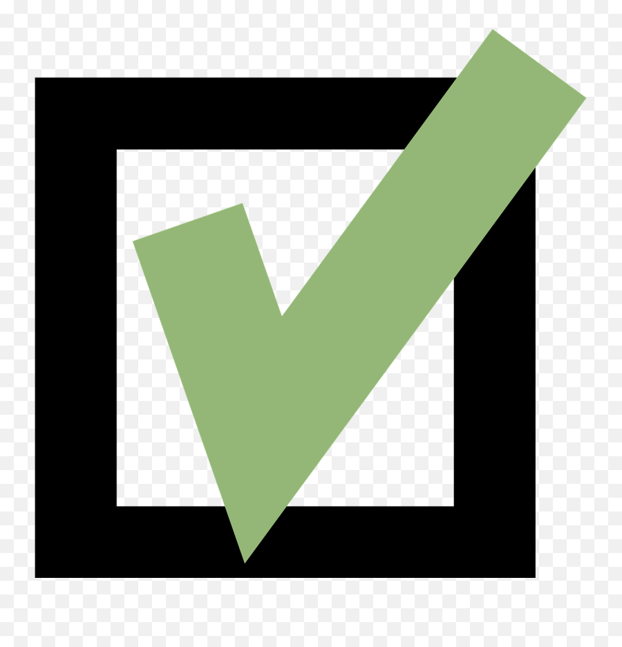 Check Mark Box Green - Free Vector Graphic On Pixabay Emoji,Facebook Emojis Type Check Mark