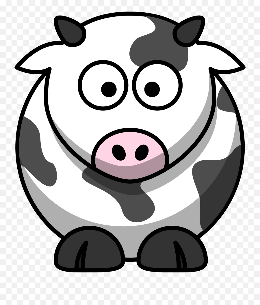 Cows Clipart Emoji Cows Emoji - Clipart Farm Animals Cartoon,Cow Emoji Pillow