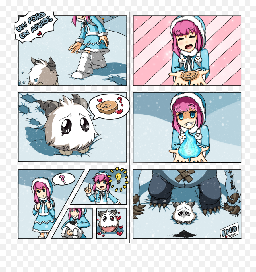 Download Hd Poro In Trouble - Poro Comic Emoji,Poro Emoji